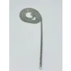 Rodyum Çelik Erkek Kolye 60 Cm - Ekl0053