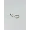 Rodyum   Çelik Erkek Küpe Çap (10 Mm) Kalınlık (2 Mm) - Ekp0025