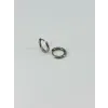 Rodyum  Çelik Erkek Küpe Çap (7 Mm) Kalınlık (2 Mm) - Ekp0026