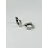 Rodyum  Çelik Erkek Küpe Çap (9 Mm) Kalınlık (3 Mm) - Ekp0013