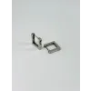 Rodyum   Çelik Erkek Küpe Çap (9 Mm) Kalınlık (3 Mm) - Ekp0022