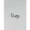 Rodyum   Çelik Erkek Küpe Çap (9 Mm) Kalınlık (3 Mm) - Ekp0040