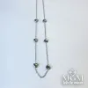 Rodyum Çelik Kolyeler 40+5 Cm Uzatma Payı - Kl0032