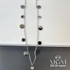 Rodyum Çelik Kolyeler 40 + 5 Cm Uzatma Payı - Kl0055