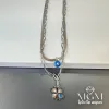 Rodyum Çelik Kolyeler 45 + 5 Cm Uzatma Payı - Kl0060