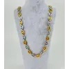 Rodyum Ve   Çelik Erkek Kolye 60 Cm - Ekl0046