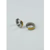 Rodyum Ve   Çelik Erkek Küpe Çap (9 Mm) Kalınlık (4 Mm) - Ekp0003