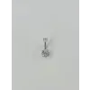 Rodyum Zirkon Taşlı Çelik Göbek - Pg0034