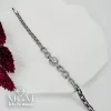 Rodyum Zirkon Taşlı Pirinç Bileklikler 17+2 Cm - Kbl0060