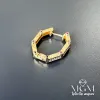 /rodyum Zirkon Taşlı Pirinç Küpeler - Kp00172-1