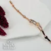 Rose  Zirkon Taşlı Pirinç Bileklikler 17+2 Cm - Kbl0072