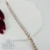Rose  Zirkon Taşlı Pirinç Bileklikler 19 Cm - Kbl0043