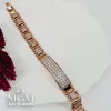 Rose  Zirkon Taşlı Pirinç Bileklikler 19 Cm - Kbl0050