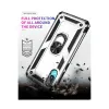 Samsung Galaxy A02 Kılıf Sofya Yüzüklü Silikon Kapak - Gümüş
