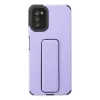 Samsung Galaxy A03s Kılıf Mega Standlı Silikon - Lila