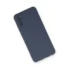 Samsung Galaxy A03s Kılıf Nano İçi Kadife Silikon - Gri
