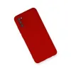 Samsung Galaxy A03s Kılıf Nano İçi Kadife Silikon - Kırmızı