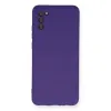 Samsung Galaxy A03s Kılıf Nano İçi Kadife Silikon - Mor