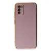 Samsung Galaxy A03s Kılıf Volet Silikon - Mor