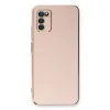 Samsung Galaxy A03s Kılıf Volet Silikon - Pembe
