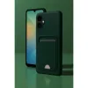 Samsung Galaxy A06 Kılıf Kelvin Kartvizitli Silikon - Siyah