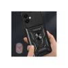 Samsung Galaxy A06 Kılıf Pars Lens Yüzüklü Silikon - Siyah