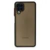 Samsung Galaxy A12 Kılıf Montreal Silikon Kapak - Siyah