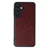 Samsung Galaxy A16 5g Kılıf Aras Deri Kapak - Bordo
