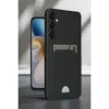 Samsung Galaxy A16 5g Kılıf Kelvin Kartvizitli Silikon - Siyah