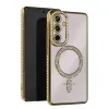 Samsung Galaxy A17 5g Joke Simli Magneticsafe Kılıf - Gold