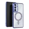 Samsung Galaxy A17 5g Joke Simli Magneticsafe Kılıf - Mavi