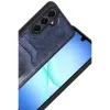 Samsung Galaxy A17 5g Sara Kartvizitli Deri Kılıf - Lacivert