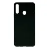 Samsung Galaxy A20s Kılıf Nano İçi Kadife Silikon - Siyah