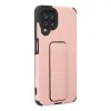 Samsung Galaxy A22 Kılıf Mega Standlı Silikon - Pudra
