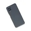 Samsung Galaxy A22 Kılıf Nano İçi Kadife Silikon - Gri
