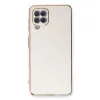 Samsung Galaxy A22 Kılıf Volet Silikon - Beyaz
