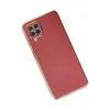 Samsung Galaxy A22 Kılıf Volet Silikon - Kırmızı