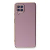 Samsung Galaxy A22 Kılıf Volet Silikon - Mor