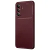 Samsung Galaxy A36 Kılıf Auto Focus Karbon Kapak - Bordo
