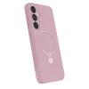 Samsung Galaxy A55 5g Regal Magsafe Standlı Kapak - Açık Pembe