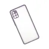 Samsung Galaxy A71 Kılıf Montreal Silikon Kapak - Mor