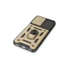 Samsung Galaxy M14 5g Kılıf Pars Lens Yüzüklü Silikon - Gold