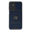 Samsung Galaxy M14 5g Kılıf Pars Lens Yüzüklü Silikon - Lacivert