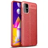 Samsung Galaxy M31s Kılıf Auto Focus Kapak - Kırmızı