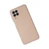 Samsung Galaxy M33 Kılıf Nano İçi Kadife Silikon - Pudra