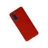 Samsung Galaxy S20 Kılıf Nano İçi Kadife Silikon - Kırmızı