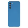 Samsung Galaxy S21 Kılıf Nano İçi Kadife Silikon - Mavi