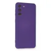 Samsung Galaxy S21 Kılıf Nano İçi Kadife Silikon - Mor