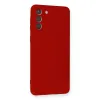 Samsung Galaxy S21 Plus Kılıf Nano İçi Kadife Silikon - Kırmızı