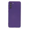 Samsung Galaxy S21 Plus Kılıf Nano İçi Kadife Silikon - Mor